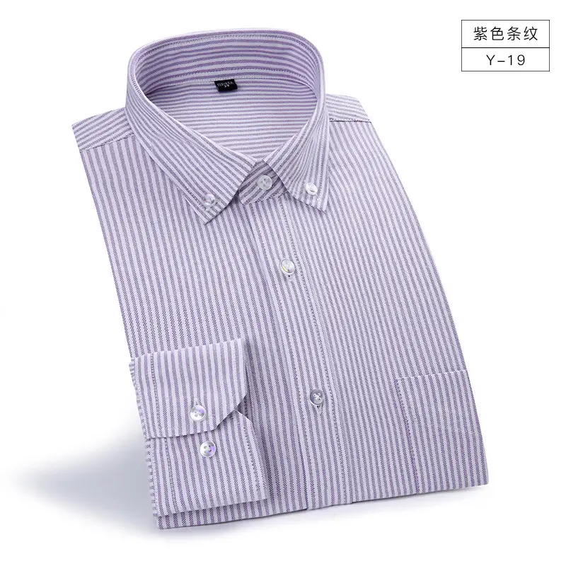 Pure White Unstitched Oxford Shirt Youth Casual Washed Cotton - Image 13