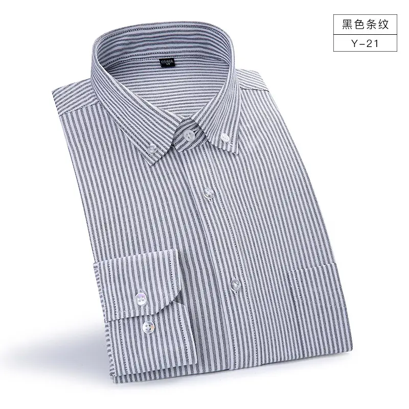 Pure White Unstitched Oxford Shirt Youth Casual Washed Cotton - Image 15