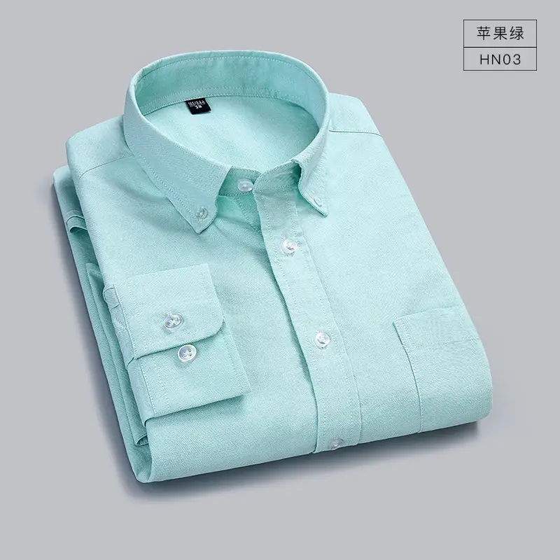 Pure White Unstitched Oxford Shirt Youth Casual Washed Cotton - Image 3
