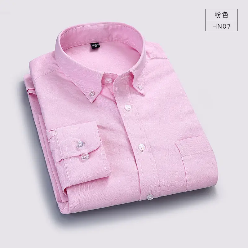 Pure White Unstitched Oxford Shirt Youth Casual Washed Cotton - Image 7