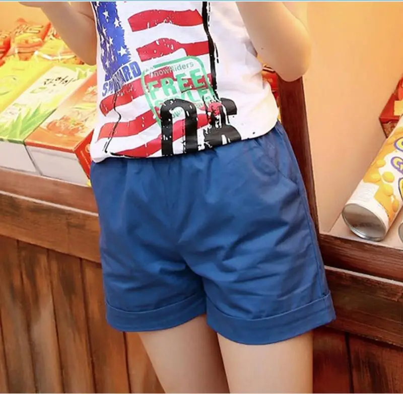 Kemoni Stretch Cotton Shorts Women Green 2025 Summer - Image 9