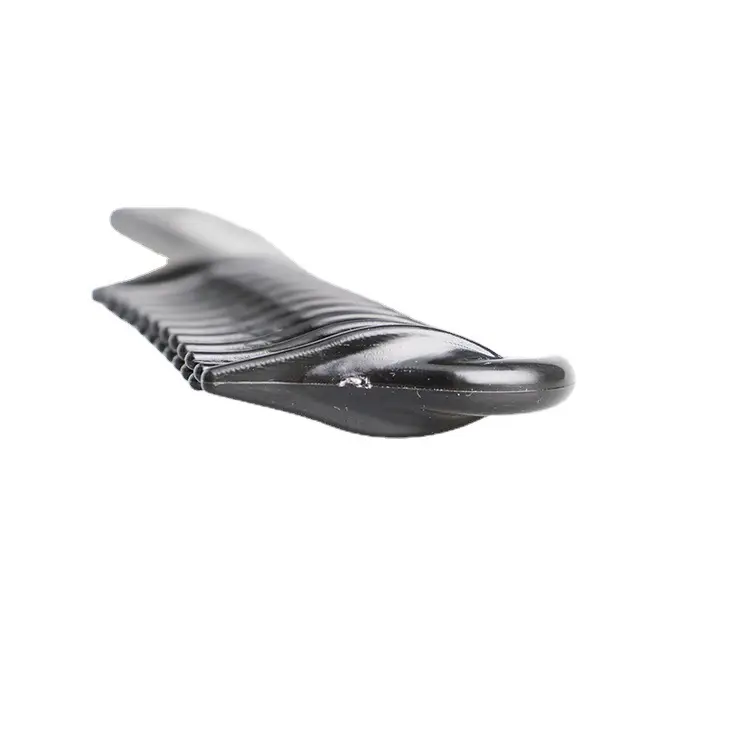 Black Double Row Hair Comb for Styling and Smoothing