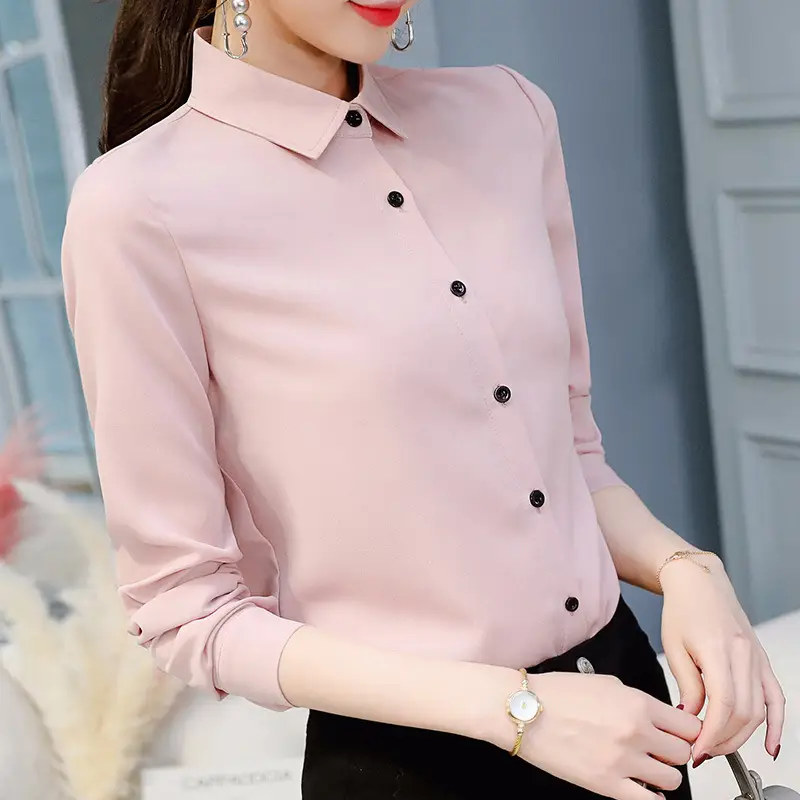 Light Blue Slim Fit Long Sleeve Button Down Shirt - Image 16