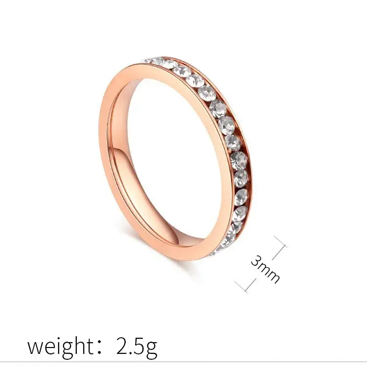Rose Gold Red Diamond Ring for Women — feature 1