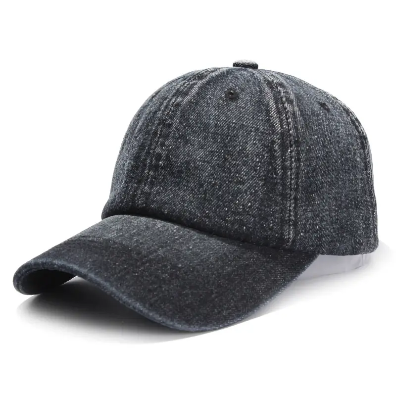 Denim Baseball Cap Blue Sun Hat for Men Women - Image 2