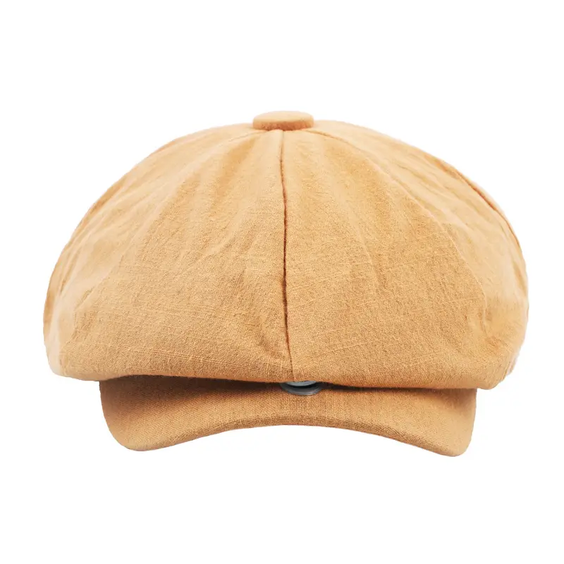 Men's Solid Color Forward Cap Sunscreen Hat - Image 8
