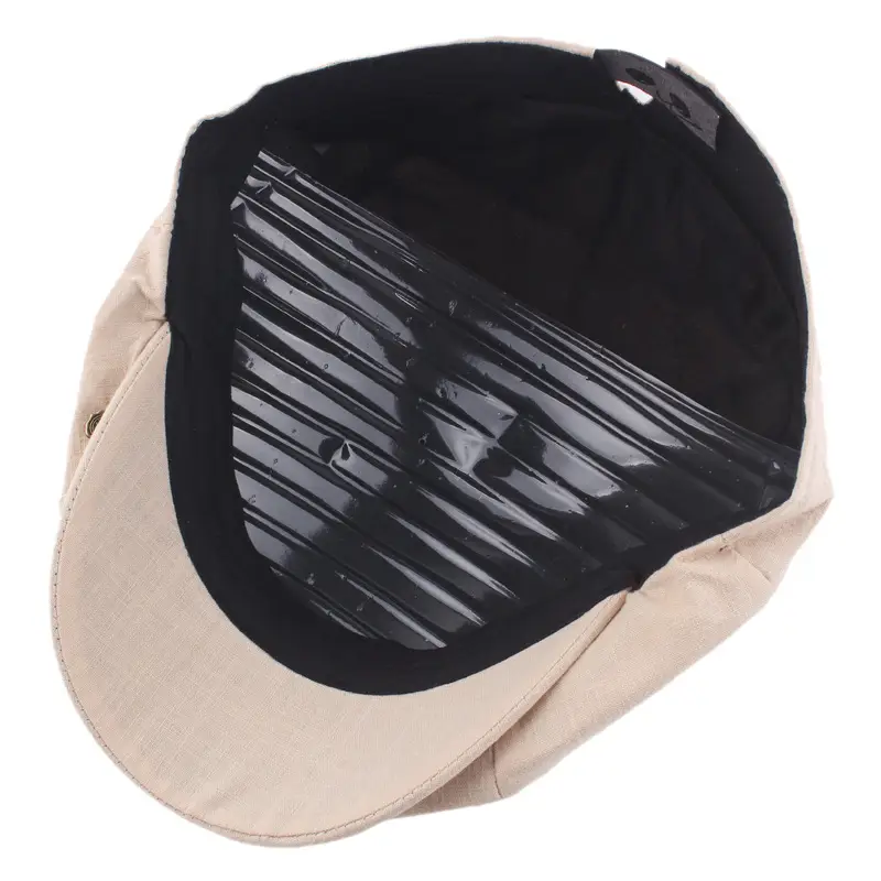 Men's Solid Color Forward Cap Sunscreen Hat - Image 10