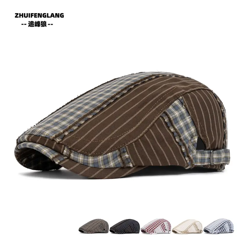 Men's Solid Color Forward Cap Sunscreen Hat — feature 103