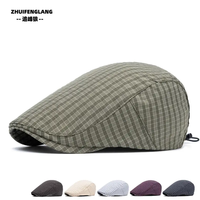 Men's Solid Color Forward Cap Sunscreen Hat — feature 109