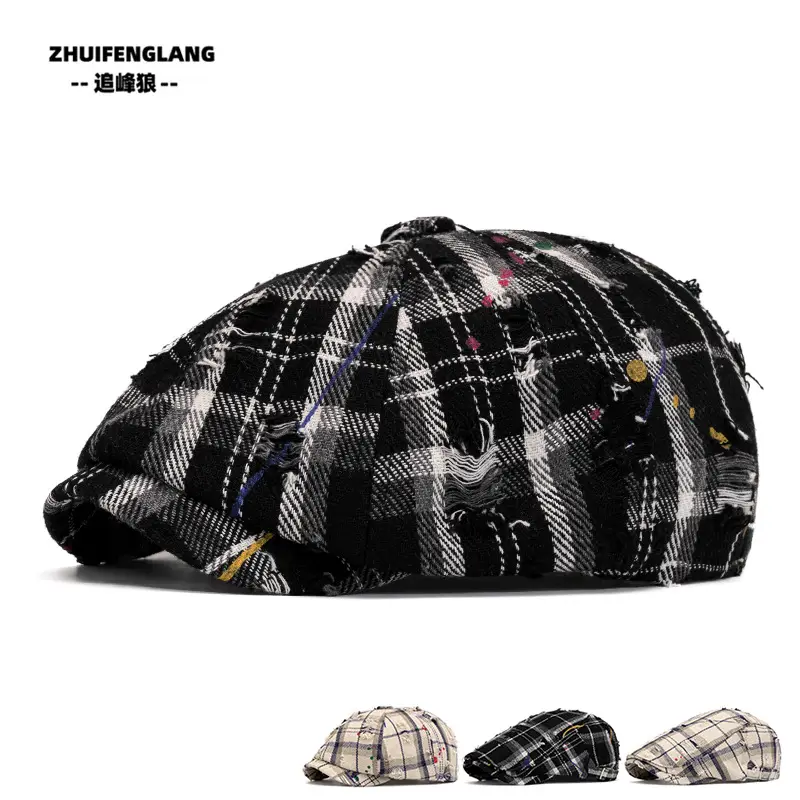 Men's Solid Color Forward Cap Sunscreen Hat — feature 113