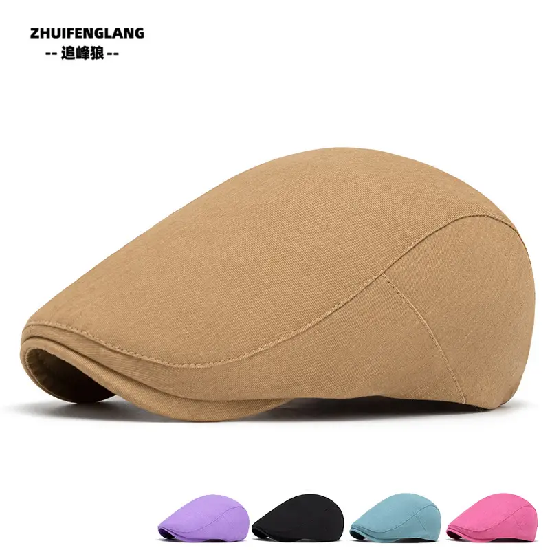 Men's Solid Color Forward Cap Sunscreen Hat — feature 135