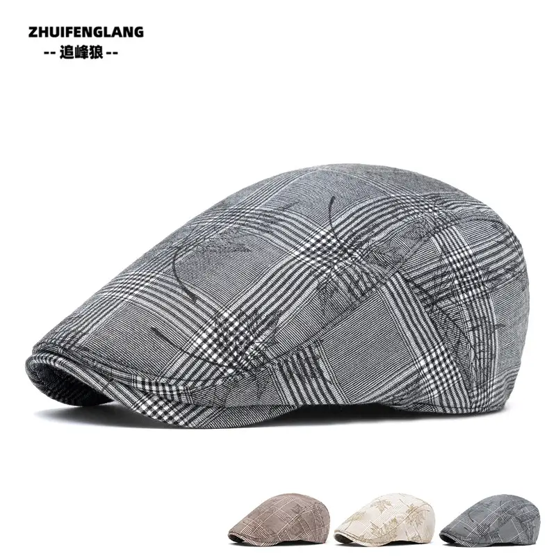 Men's Solid Color Forward Cap Sunscreen Hat — feature 151