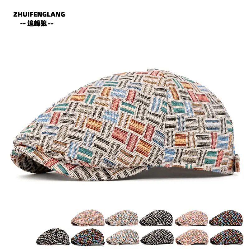 Men's Solid Color Forward Cap Sunscreen Hat — feature 163