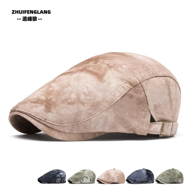 Men's Solid Color Forward Cap Sunscreen Hat — feature 167