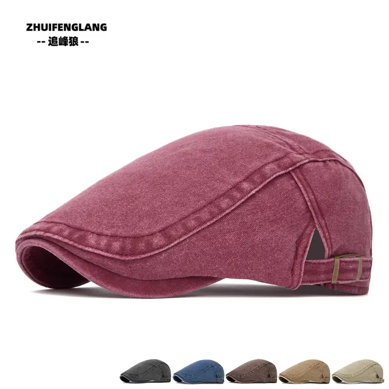 Men's Solid Color Forward Cap Sunscreen Hat — feature 179