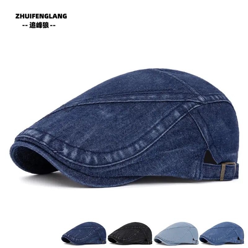 Men's Solid Color Forward Cap Sunscreen Hat — feature 183