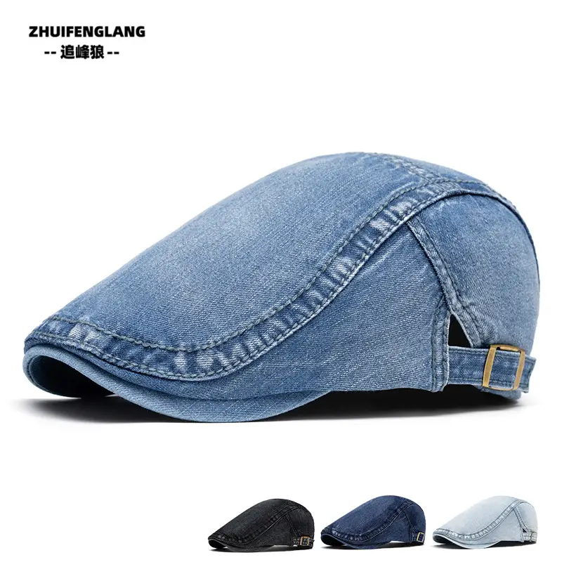 Men's Solid Color Forward Cap Sunscreen Hat — feature 185