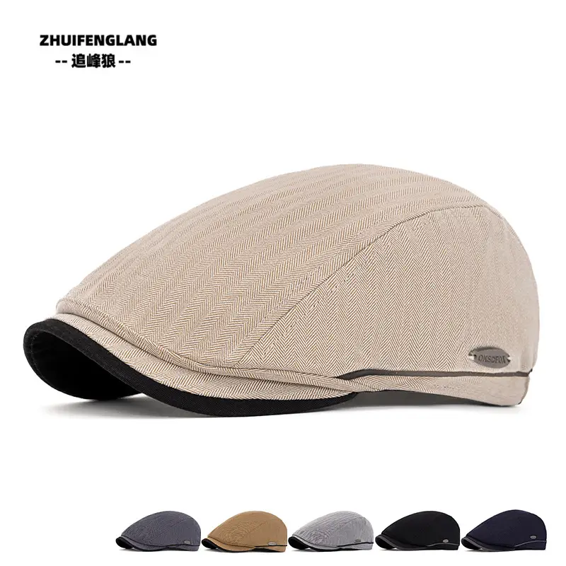 Men's Solid Color Forward Cap Sunscreen Hat — feature 205