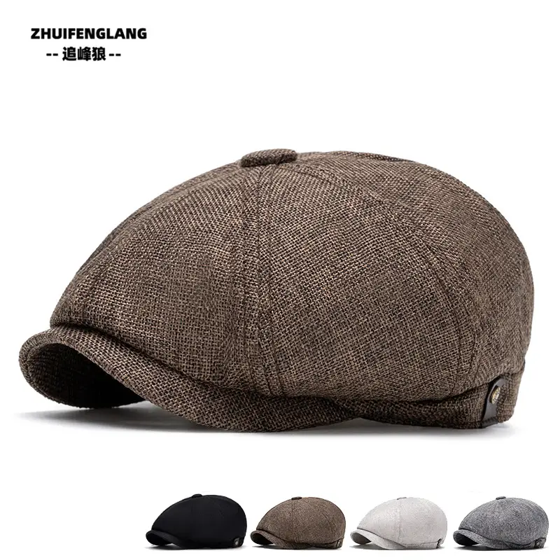 Men's Solid Color Forward Cap Sunscreen Hat — feature 207