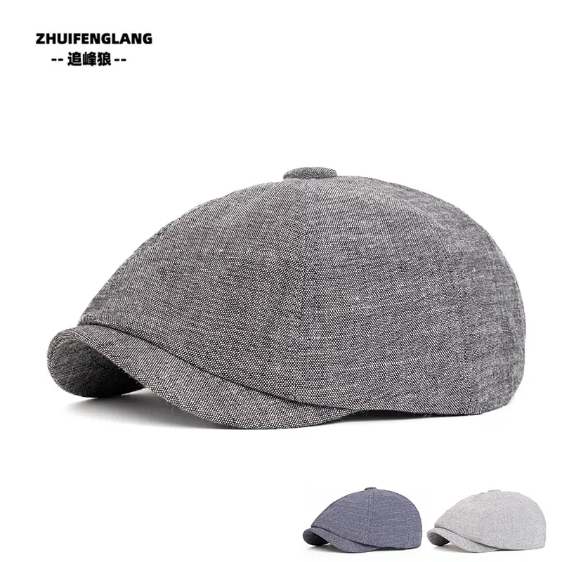 Men's Solid Color Forward Cap Sunscreen Hat — feature 219