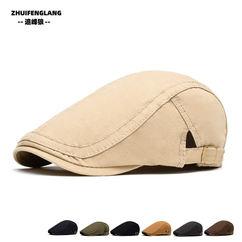 Men's Solid Color Forward Cap Sunscreen Hat — feature 225