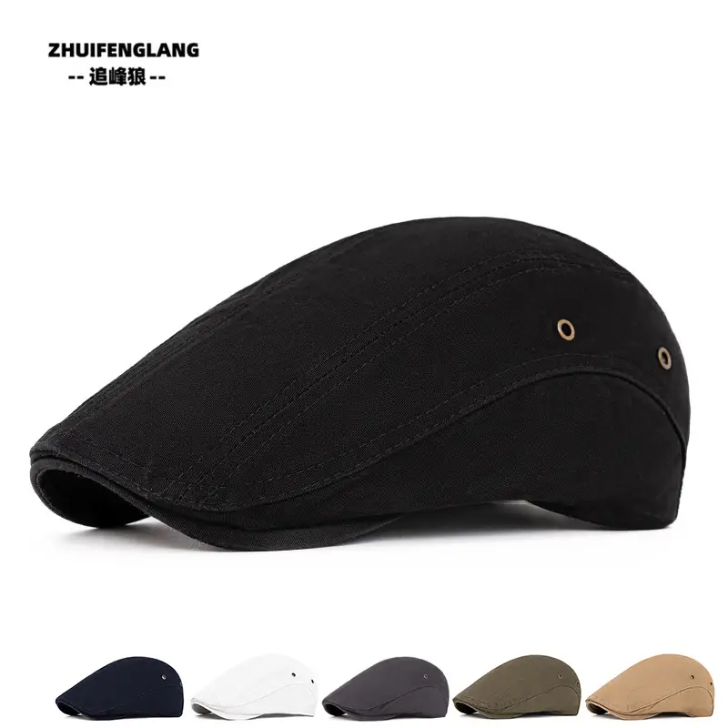 Men's Solid Color Forward Cap Sunscreen Hat — feature 229