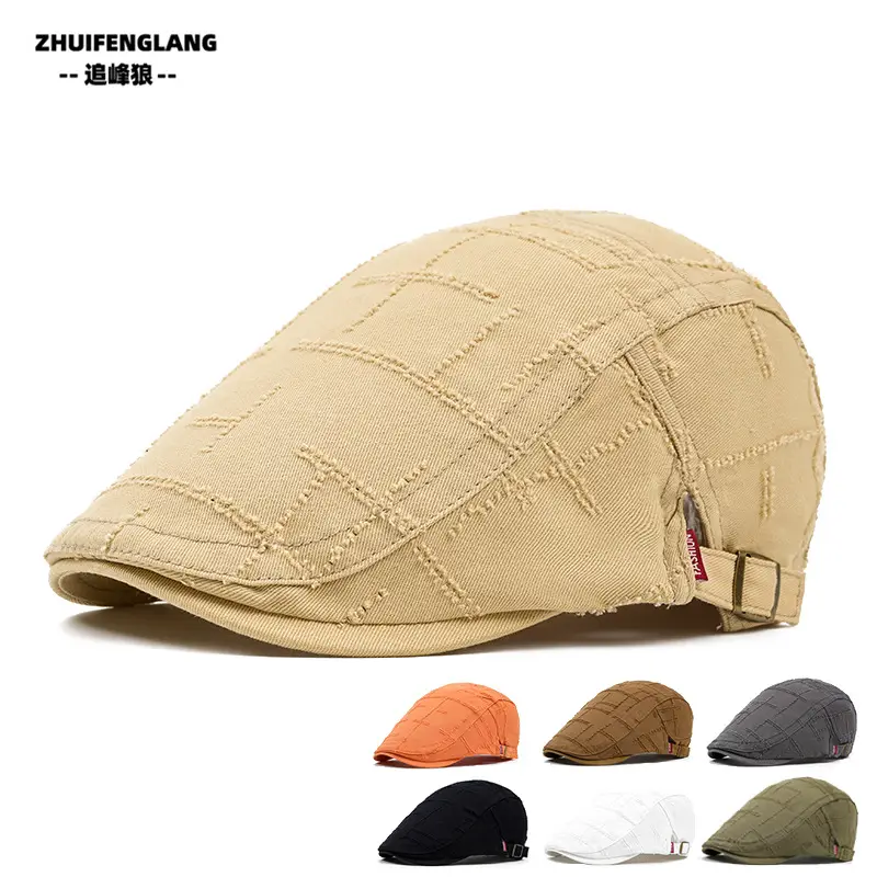 Men's Solid Color Forward Cap Sunscreen Hat — feature 233