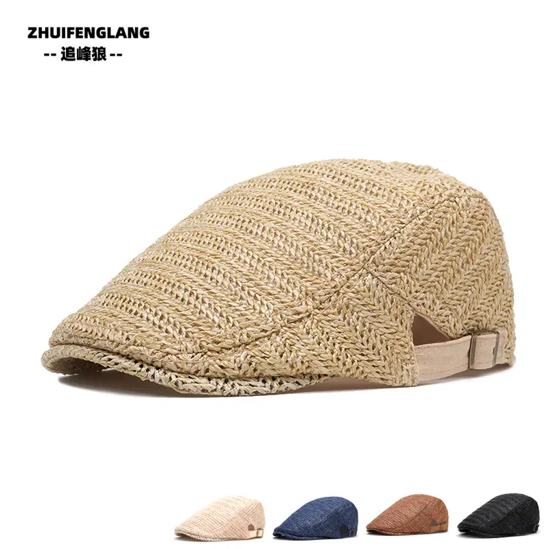 Men's Solid Color Forward Cap Sunscreen Hat — feature 241