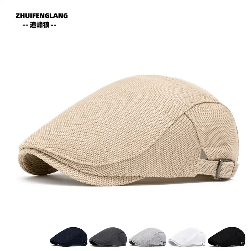 Men's Solid Color Forward Cap Sunscreen Hat — feature 243