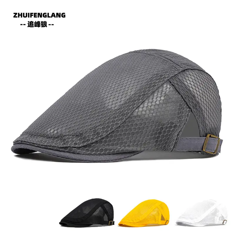 Men's Solid Color Forward Cap Sunscreen Hat — feature 247