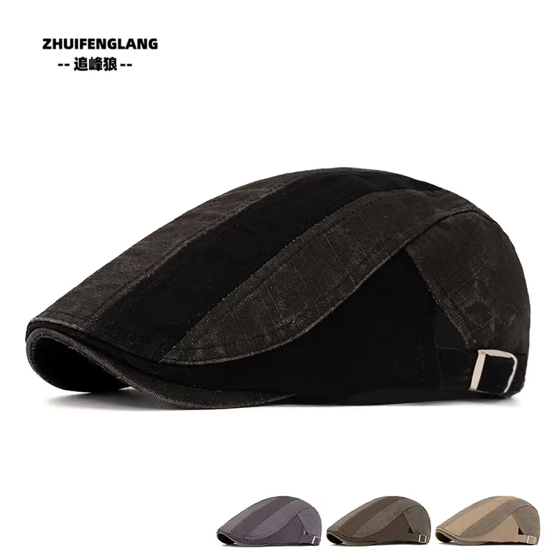 Men's Solid Color Forward Cap Sunscreen Hat — feature 261
