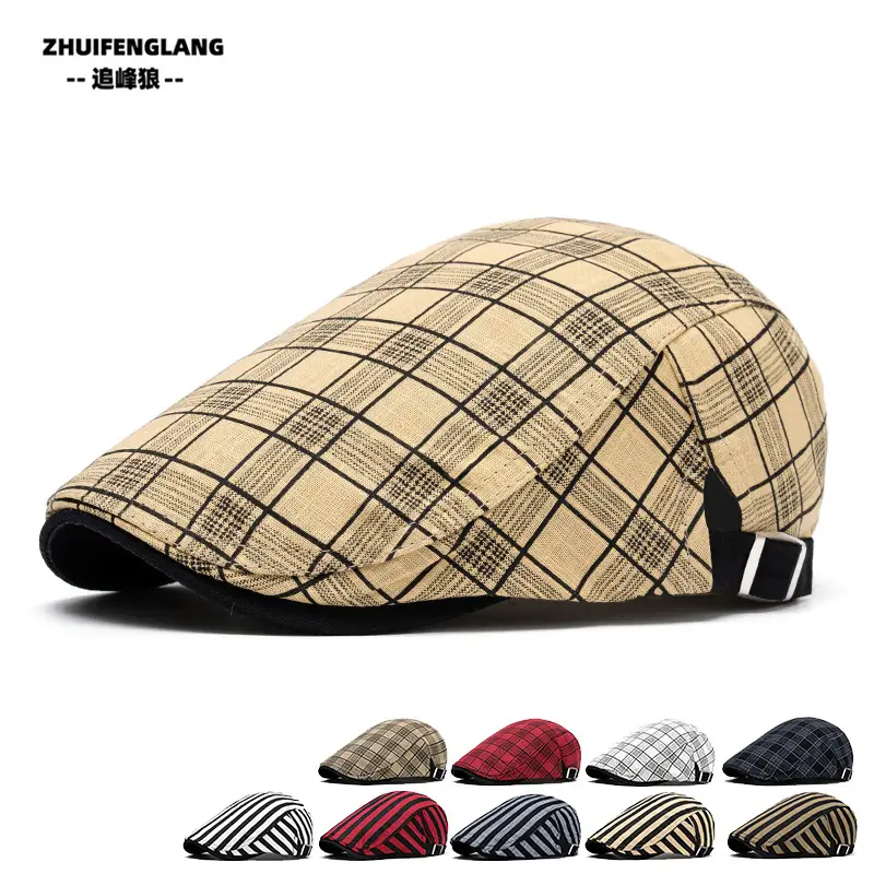 Men's Solid Color Forward Cap Sunscreen Hat — feature 271