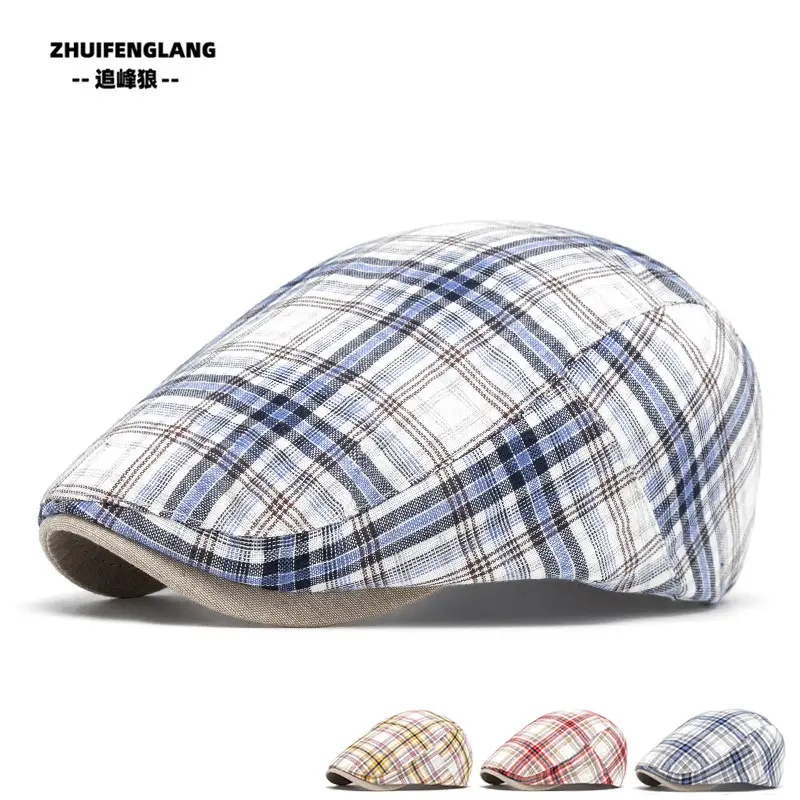 Men's Solid Color Forward Cap Sunscreen Hat — feature 277