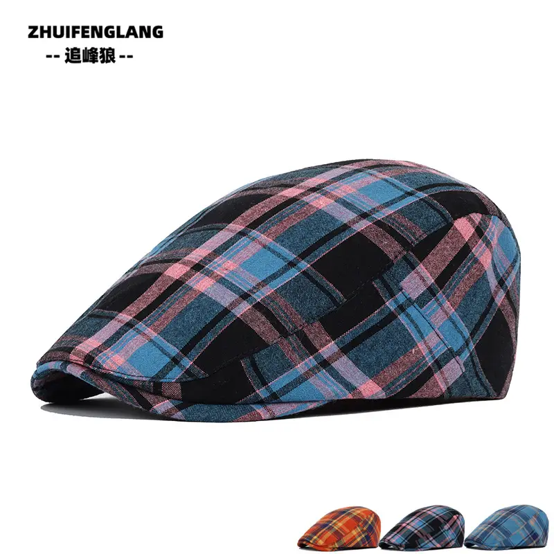 Men's Solid Color Forward Cap Sunscreen Hat — feature 297