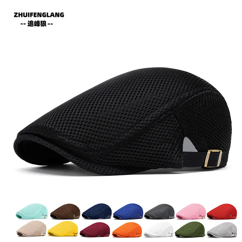 Men's Solid Color Forward Cap Sunscreen Hat — feature 3