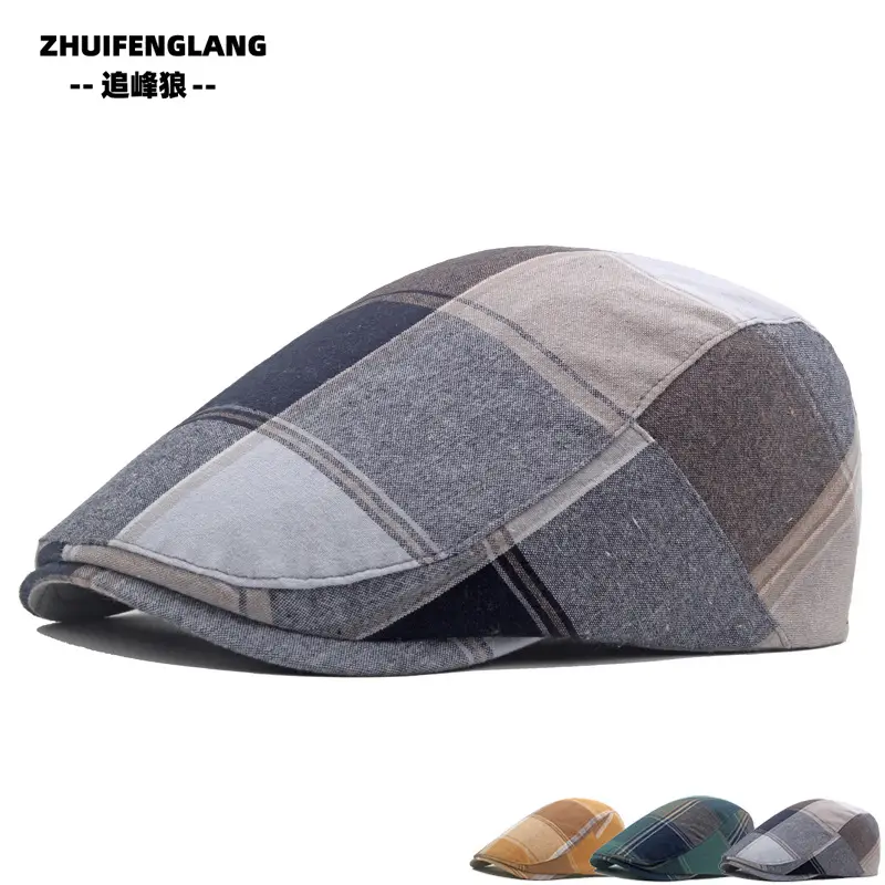 Men's Solid Color Forward Cap Sunscreen Hat — feature 309