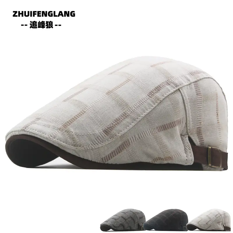 Men's Solid Color Forward Cap Sunscreen Hat — feature 313