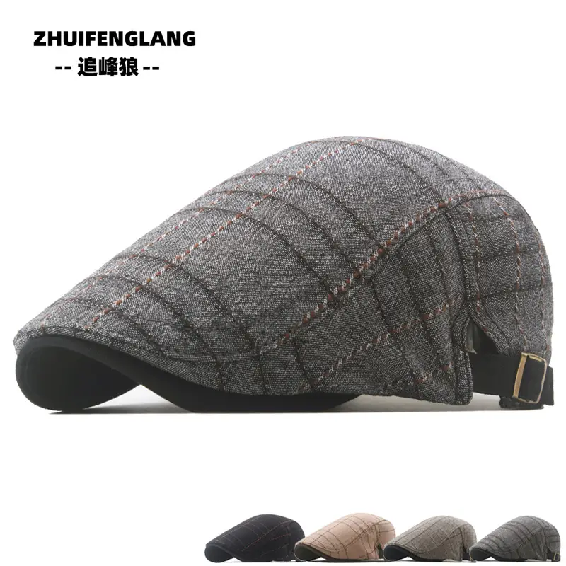 Men's Solid Color Forward Cap Sunscreen Hat — feature 315