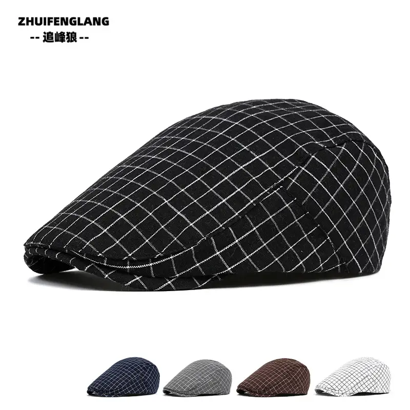 Men's Solid Color Forward Cap Sunscreen Hat — feature 317