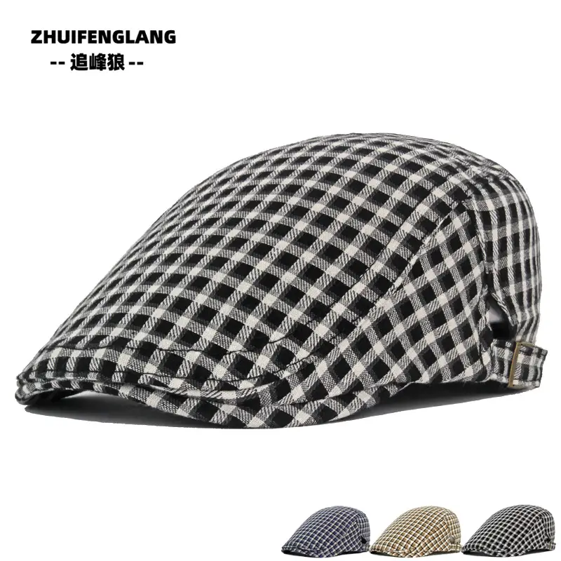 Men's Solid Color Forward Cap Sunscreen Hat — feature 319