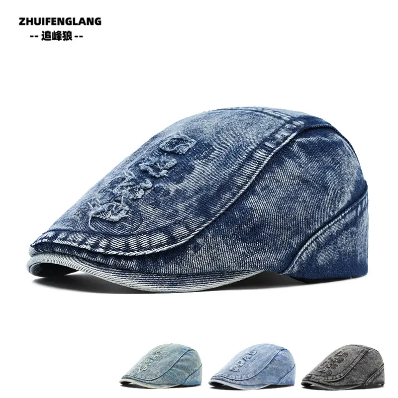 Men's Solid Color Forward Cap Sunscreen Hat — feature 347