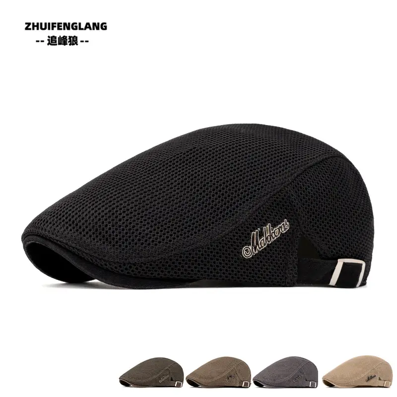 Men's Solid Color Forward Cap Sunscreen Hat — feature 7