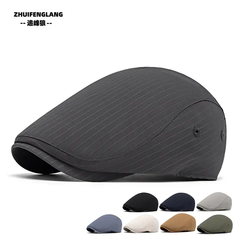 Men's Solid Color Forward Cap Sunscreen Hat — feature 73