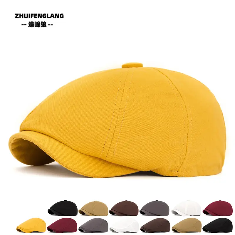 Men's Solid Color Forward Cap Sunscreen Hat — feature 83