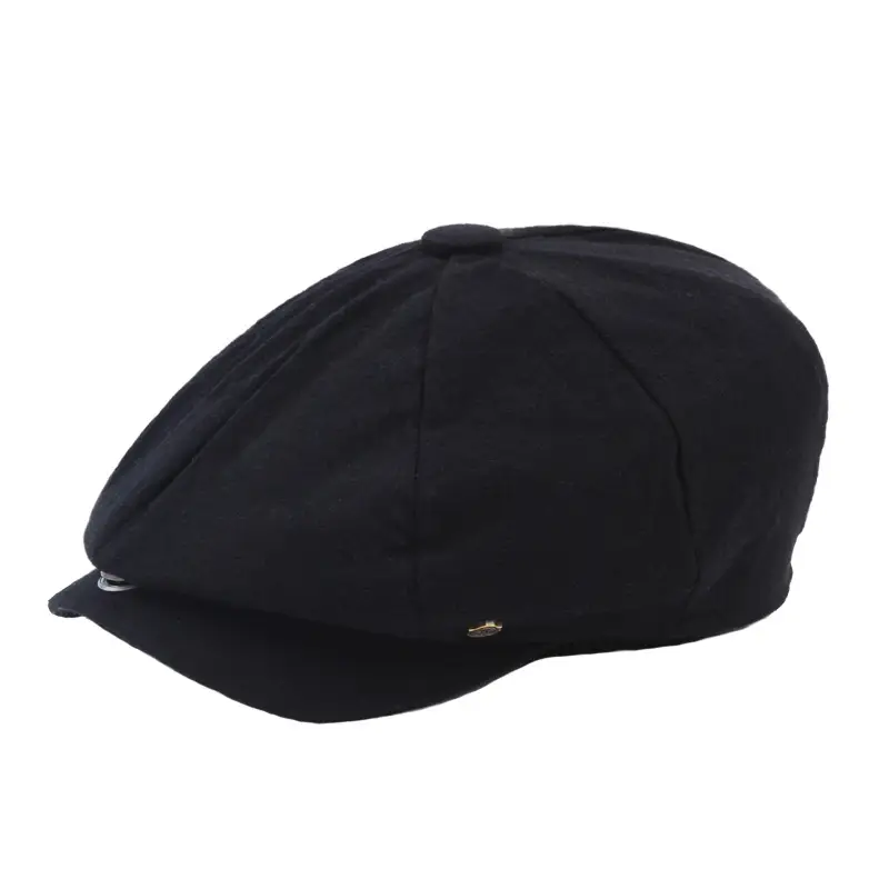 Men's Solid Color Forward Cap Sunscreen Hat - Image 2