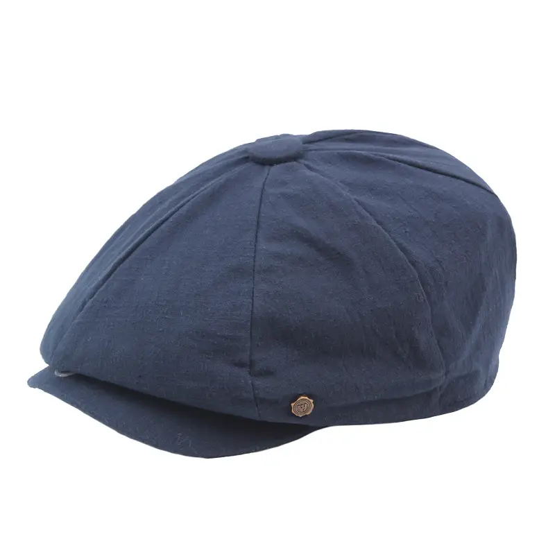 Men's Solid Color Forward Cap Sunscreen Hat - Image 3