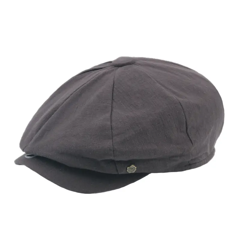 Men's Solid Color Forward Cap Sunscreen Hat - Image 6