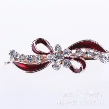 Korean Style Crystal Flower Hair Comb for Women — feature 34