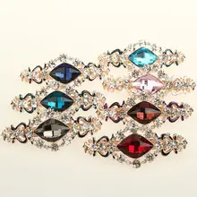 Korean Style Crystal Flower Hair Comb for Women — feature 35