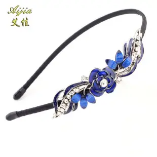 Korean Style Crystal Flower Hair Comb for Women — feature 7